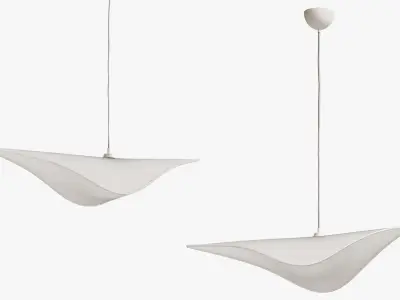 Horizontal Leaf Lamp 3D model