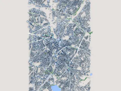 Birmingham City United Kingdom 3D model