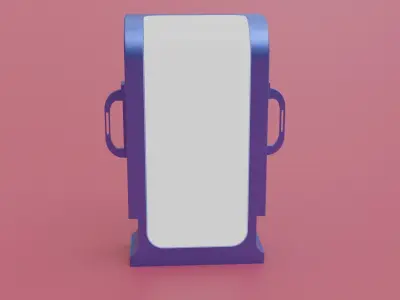 Vending machine sci-fi 3D model