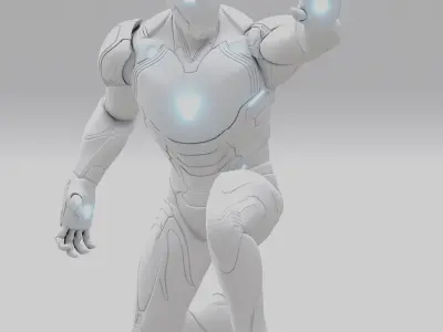 Iron Man MK85 3D model