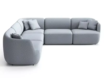 Como Corner Sofa 3D model