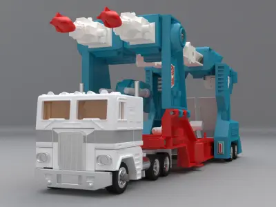UltraMagnus g1 vintage toy 3D model