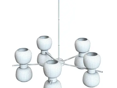 Crate and Barrel - Pearson Chandelier 3D model