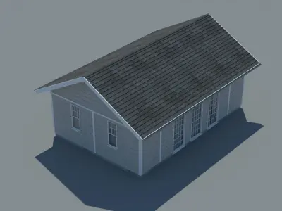 Wooden Cabin 3D model