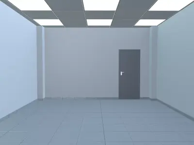 Interior Room Low-poly 3D model