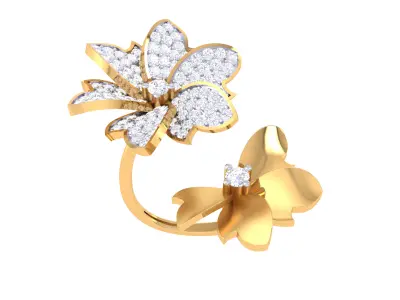  Women Ring MTL 3dm STL OBJ FBX Details 3D print model 100