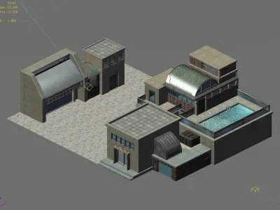 Future World - Black Market 01 3D model