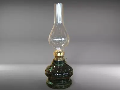 lantern oil lamp 3D model