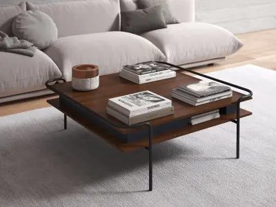 Alando Low Table Square 3D model