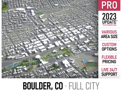 Boulder Low-poly 3D model
