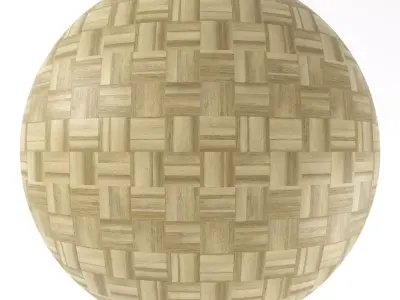 Parquet - Laminate - Wooden floor 3D model 4