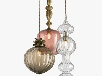 Rothschild Bickers Spindle Standing Flora clusters 3D model