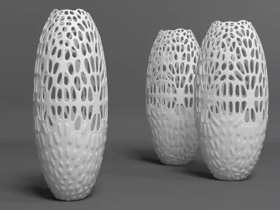 Lace Vase 3D model