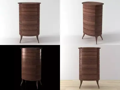 Bandeja chest of drawers 3D model