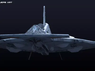 Funky Koval Space Ship 3D model