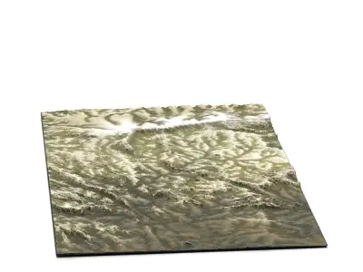 Dry Landscape  3D model