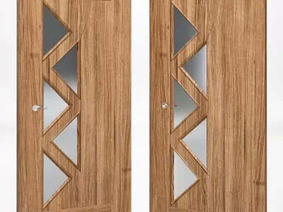 Interior Doors 3d model Low-poly 3D model