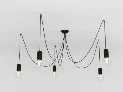 NOWODVORSKI Lamp Spider x5  3D model