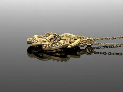 Pendant P086 3D Print Model 3D print model