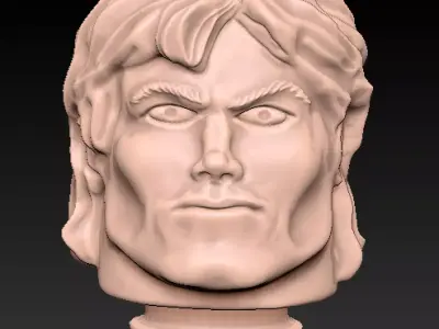 he-man head laser light 3D print model