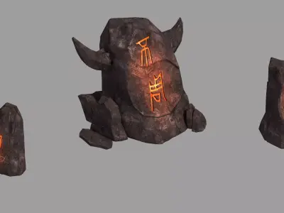 Not Zhoushan - Volcano - Stone 03 3D model