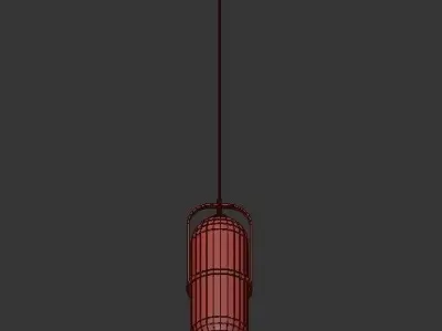 AGLET three glass pendant lights 3D model