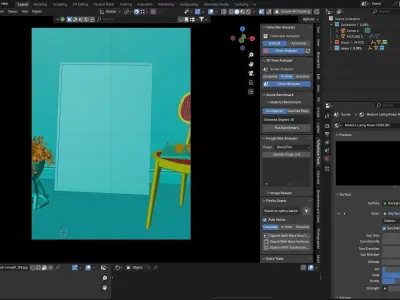 Painting by the Wall 3D model