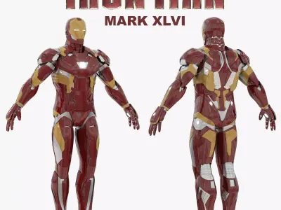 Iron Man Mark XLVI 3D model