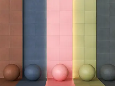 Mutina Puzzle Collection Porcelain Tiles - Set of 26 Texture