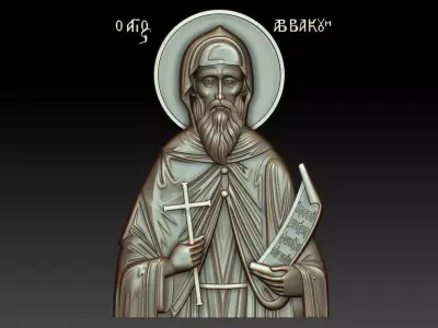 Saint Avvakum of Cyprus 3D print model