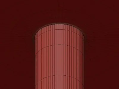 Grinder Top Loft Industrial Mill 3D model