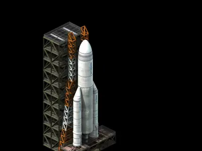 Future World - Rocket Launcher 02 3D model