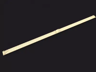 dekor gold ruler 3D model