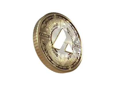 Avalanche Coin v7 002 3D model