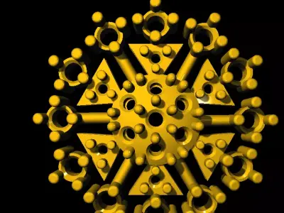  Tops earrings 3D print model