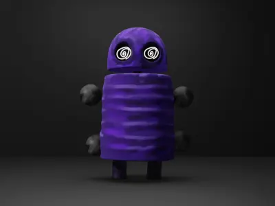 PAINTED  ROBOT  3D model