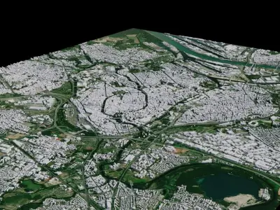 Strasbourg - France 3D model