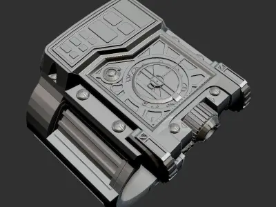 Sci-fi Watch 3D print model