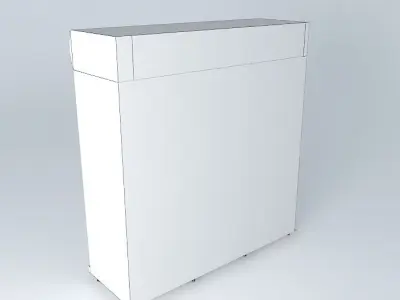 Kit815 exhibitor Refrigerator 2 Doors By Alex Marques Free 3D model