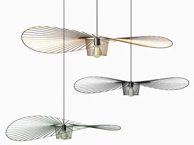 Vertigo Round Chandelier 3D model