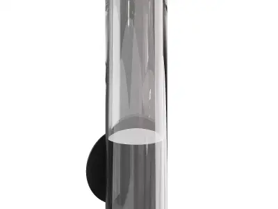  Delonda Single Light Glass Dimmable LED Flush Mounted  Sconce 3D model