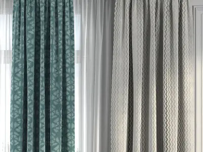 Curtain Set 260 3D model