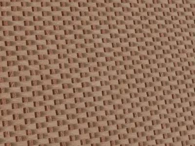 Natural Wicker Weave Rattan Pattern PBR Seamless Texture