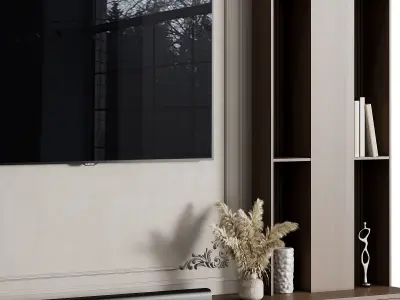 Tv Wall 68 3D model