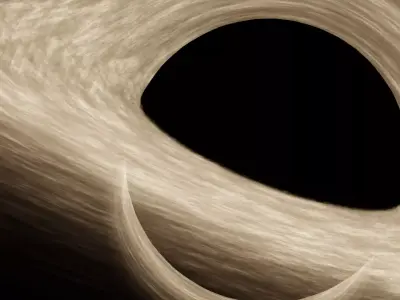 Black Hole High Resolution - Like Interstellar 3D model