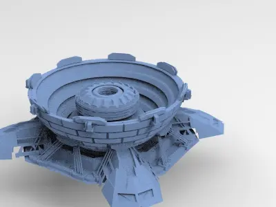Halo Forerunner Inspired Energy Pilon 3D model purchase