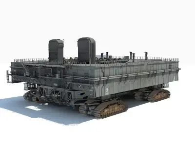 NASA Crawler with Mobile Launch Platform 3D model