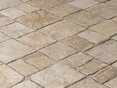 Mrf-Pavement Set32 Low-poly 3D model