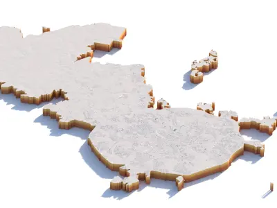Moscow City Russia 3D model