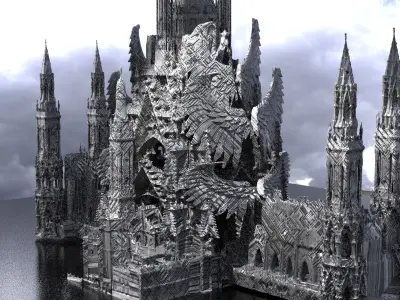 Lycan Tower Chamber city 3 3D model